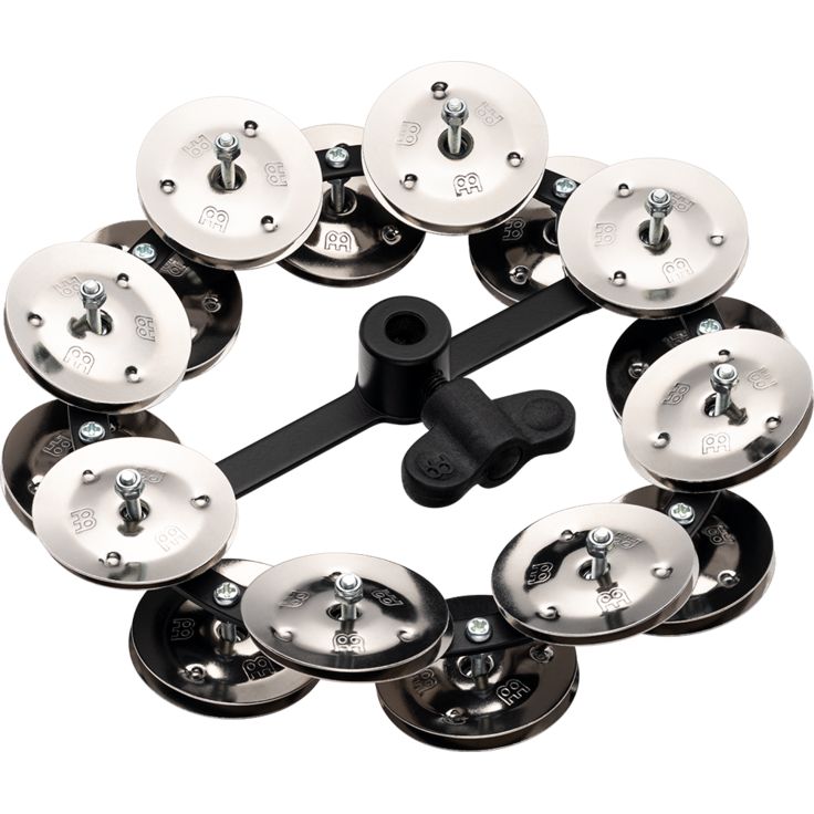 Meinl Percussion 5" HeadlinerÂ® Series Hihat Tambourine Dual row Stainless steel jingles