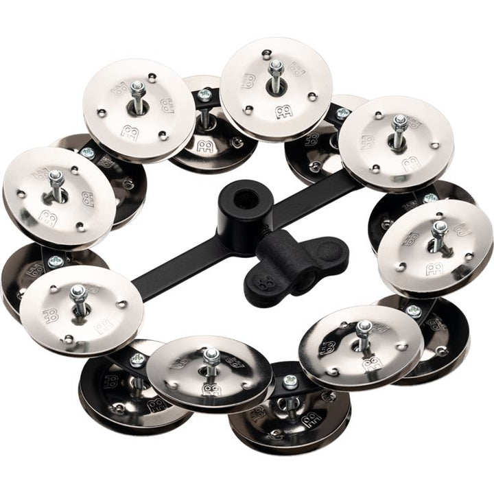 Meinl Percussion 5" HeadlinerÂ® Series Hihat Tambourine Dual row Stainless steel jingles