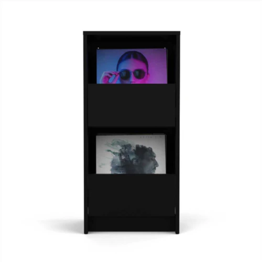 Glorious VINYL-VAULT-BLK Vinyl Vault - Black