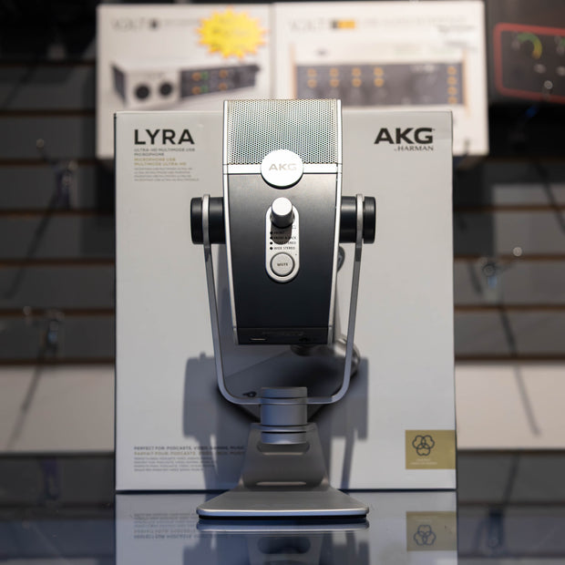 AKG Lyra Ultra-HD Multi-Mode USB Microphone (Demo)