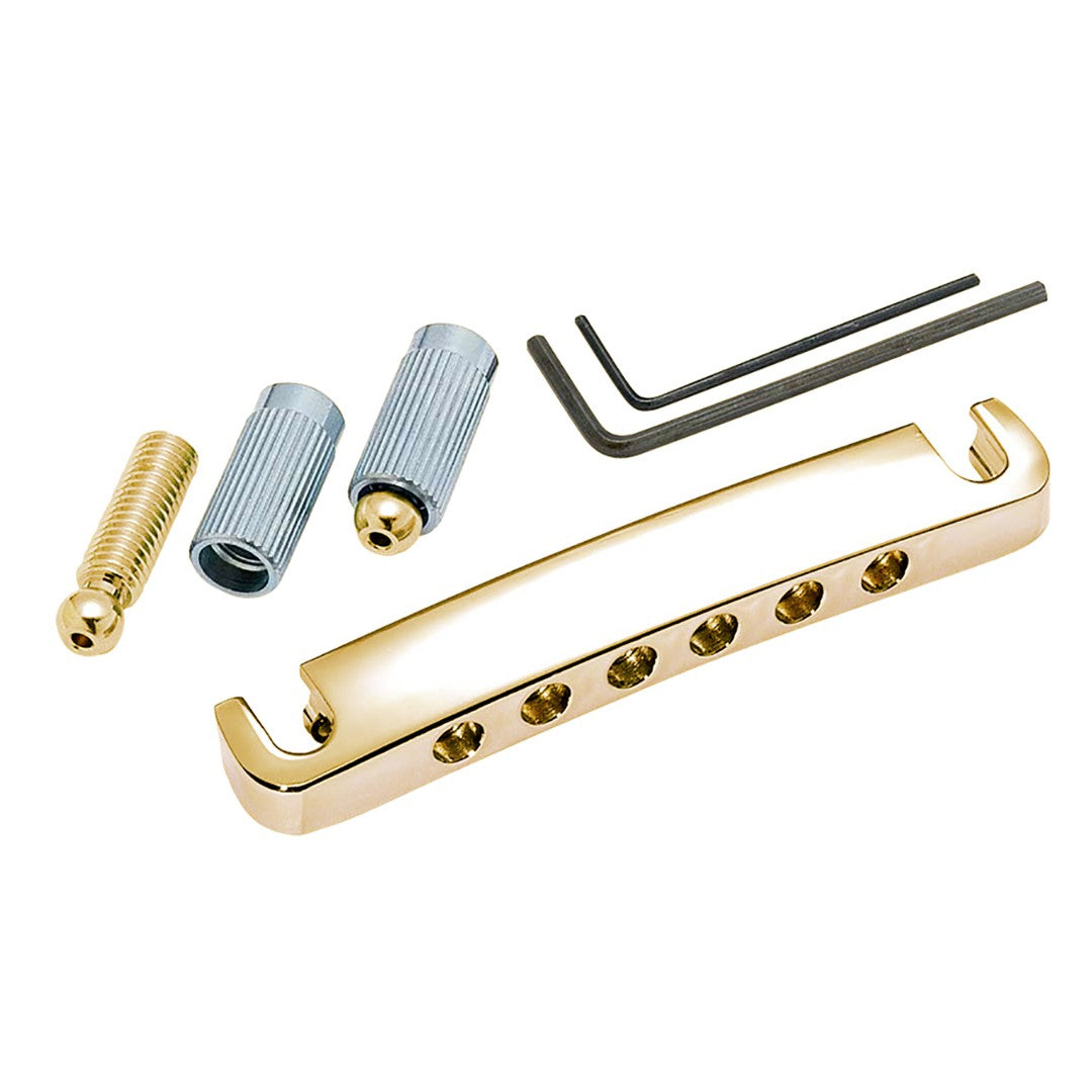 Allparts TP-3409 Gotoh 510FA Lightweight Aluminum Stop Tailpiece Gold