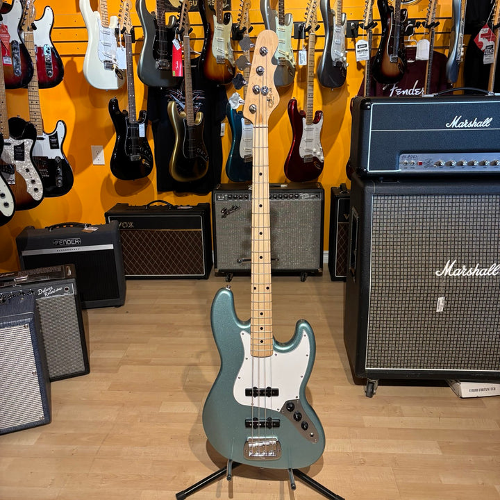 G&L - Tribute Series Jazz Bass - Lake Placid Blue w/ Hipshot D-Tuner Upgrade ( No Case Or Bag ) - USED