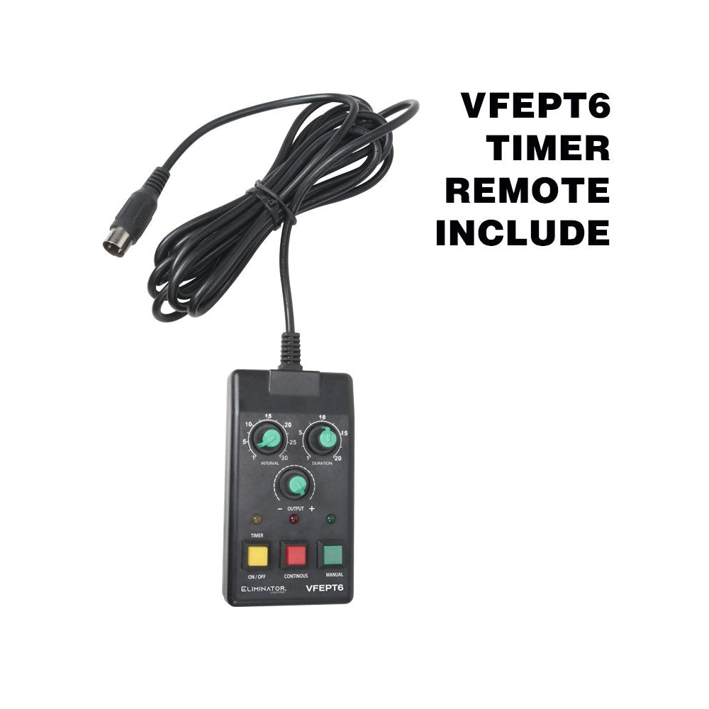Eliminator VF1600-EP 1500W Fog Machine with Wired Remote