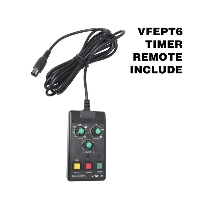 Eliminator VF1600-EP 1500W Fog Machine with Wired Remote