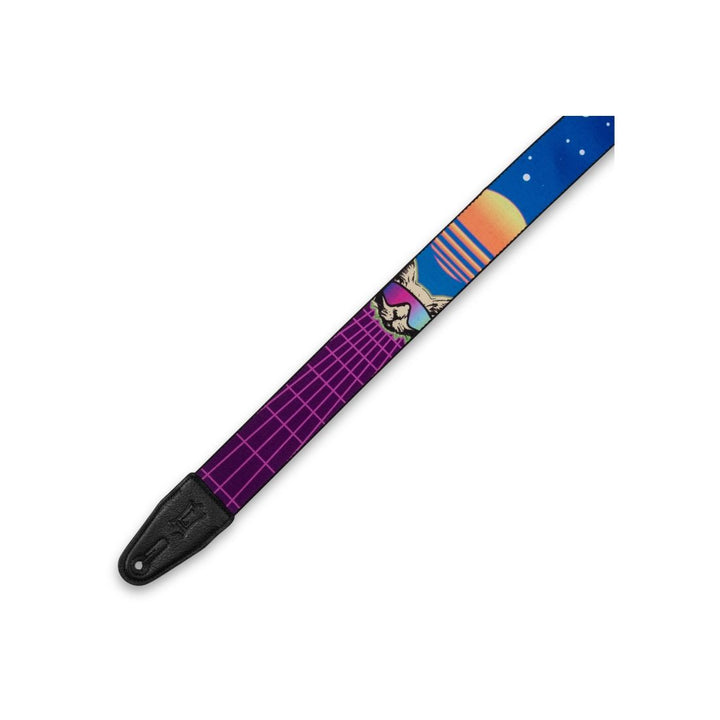 Levy's 2” Polyester Guitar Strap - Cyber Cat
