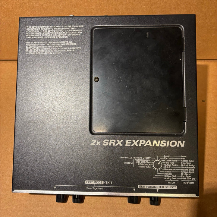 Roland - VX2020 2x SRS Expansion 64 Voice Synth Module 1/2 Rack w/ Power Supply (2002) - USED