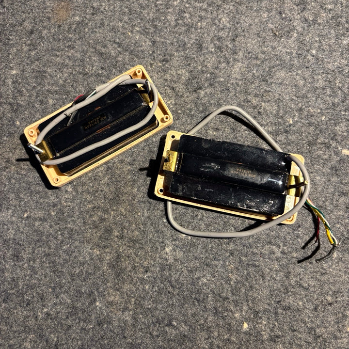 Gibson, Tony Iommi, Humbucker Pickup Set, Black Chrome with Cream Rings (USED)