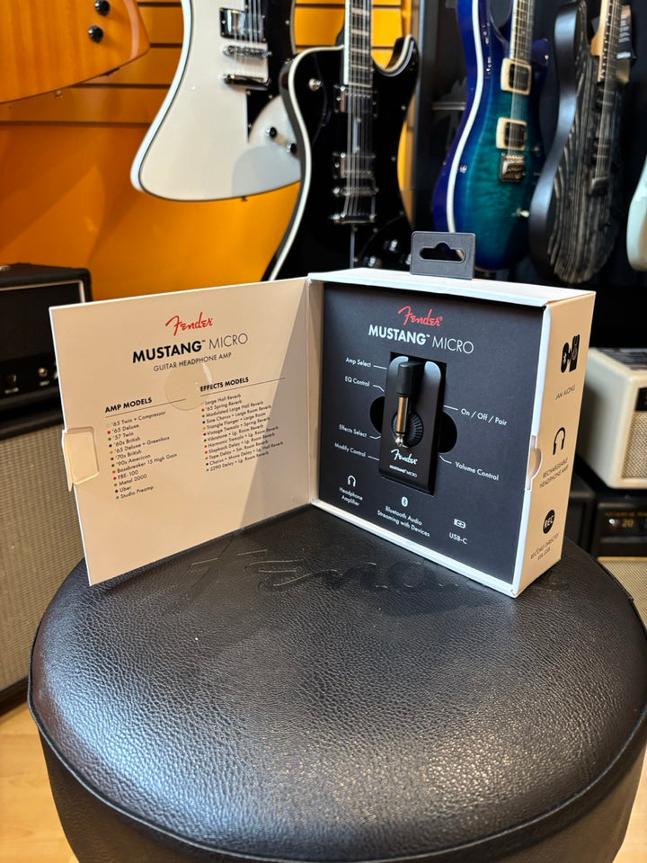 Fender - Mustang Series MICRO Headphone GTR Amplifier w/ Box - USED