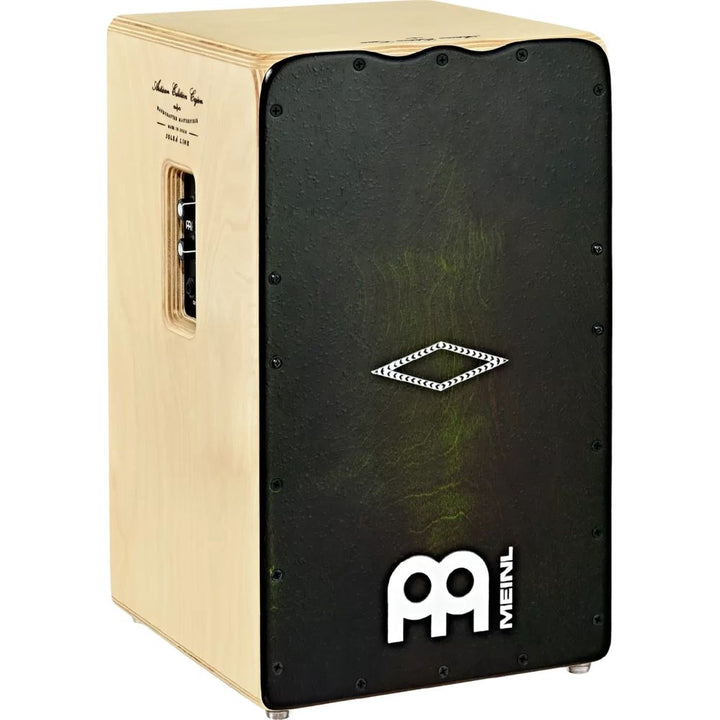 Meinl Artisan Edition Solea Line Cajon with Pickup - Dark Olive Burst