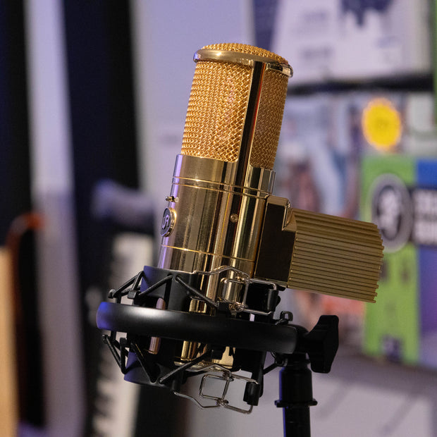 Warm Audio WA-8000G Limited Edition Tube condenser microphone in Gold Finish (Demo)