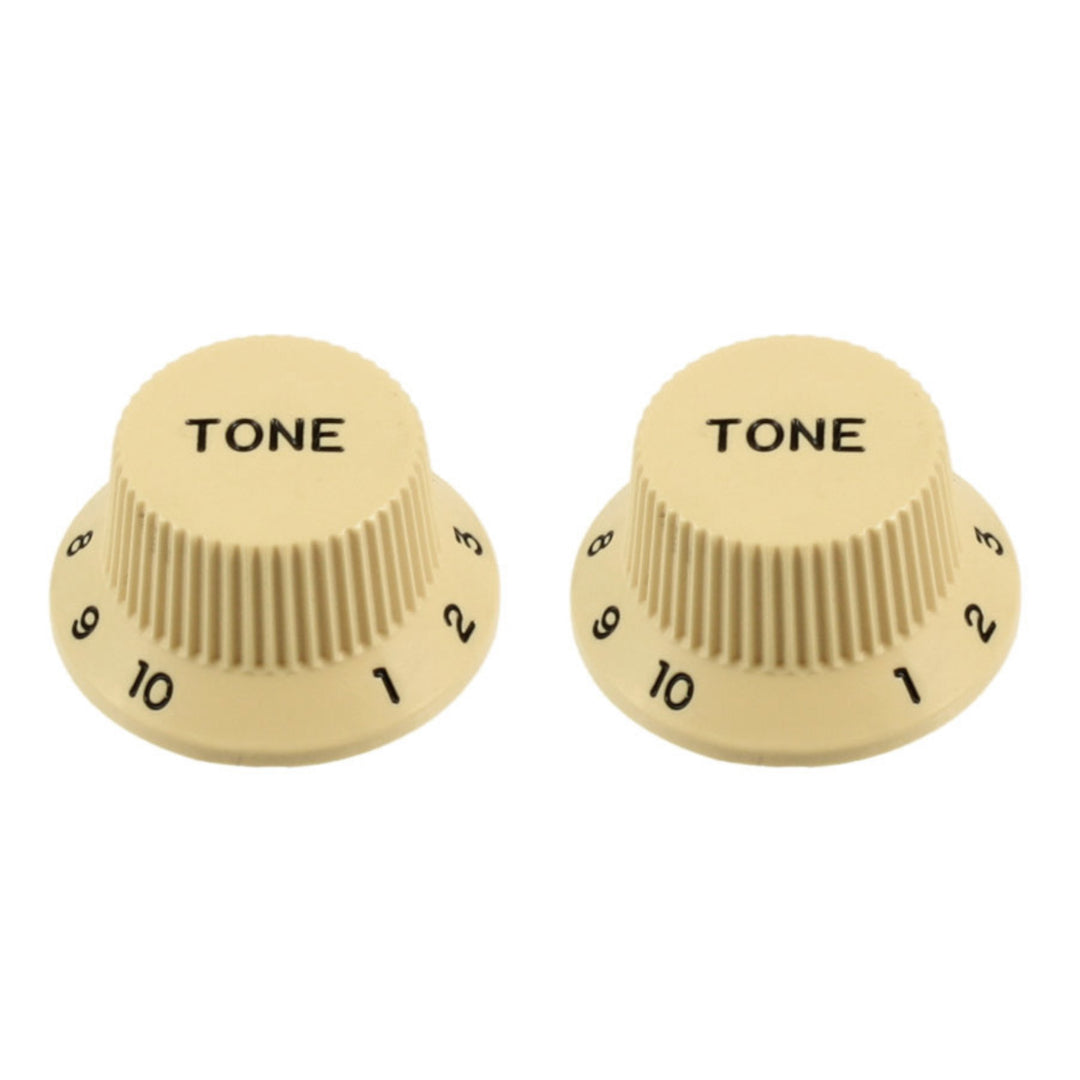 Allparts PK-0153-B28 Cream Tone Knobs - 50 Piece Bulk Pack