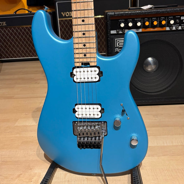 Charvel - "San Dimas "Pro Mod " Style -1 Roasted Maple - Matte Blue Frost w/ SKB HD Case (2017) - USED