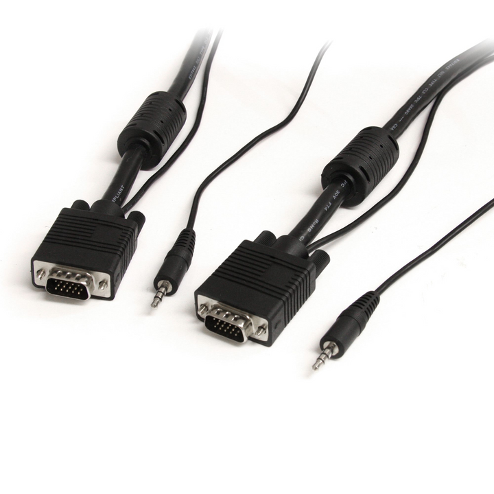 Startech MXTHQMM15A 15ft VGA Monitor Cable with 3.5mm Audio