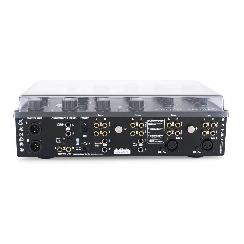 Decksaver DS-PC-ORBIT4LEFX Union Audio ORBIT.4 LE & ORBIT.4 LE FX Cover