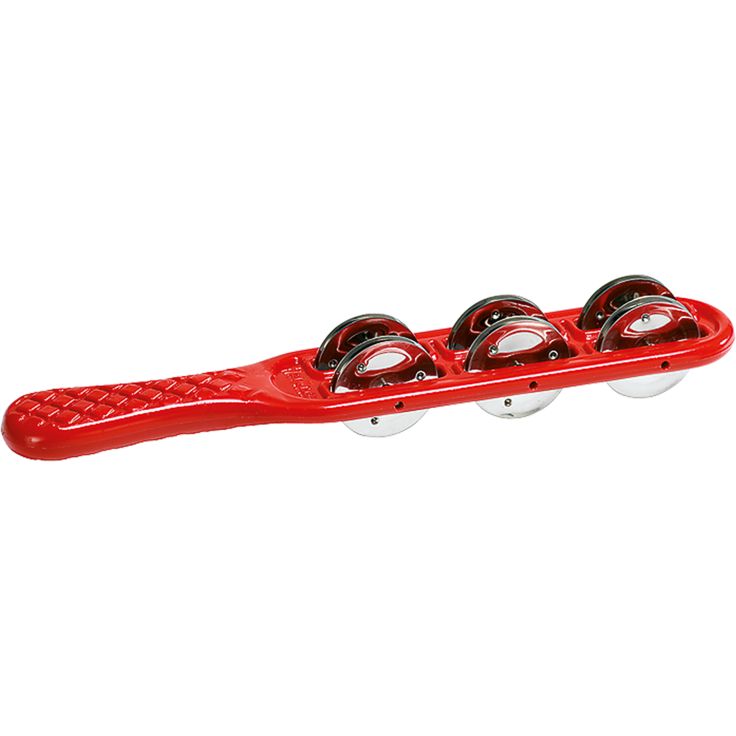 Meinl Percussion HeadlinerÂ® Series Jingle Stick Red Stainsless steel jingles