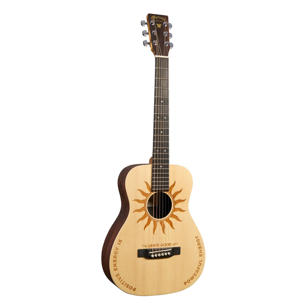 Martin LX2 Life is Good Little Martin Acoustic Guitar with Softshell Case