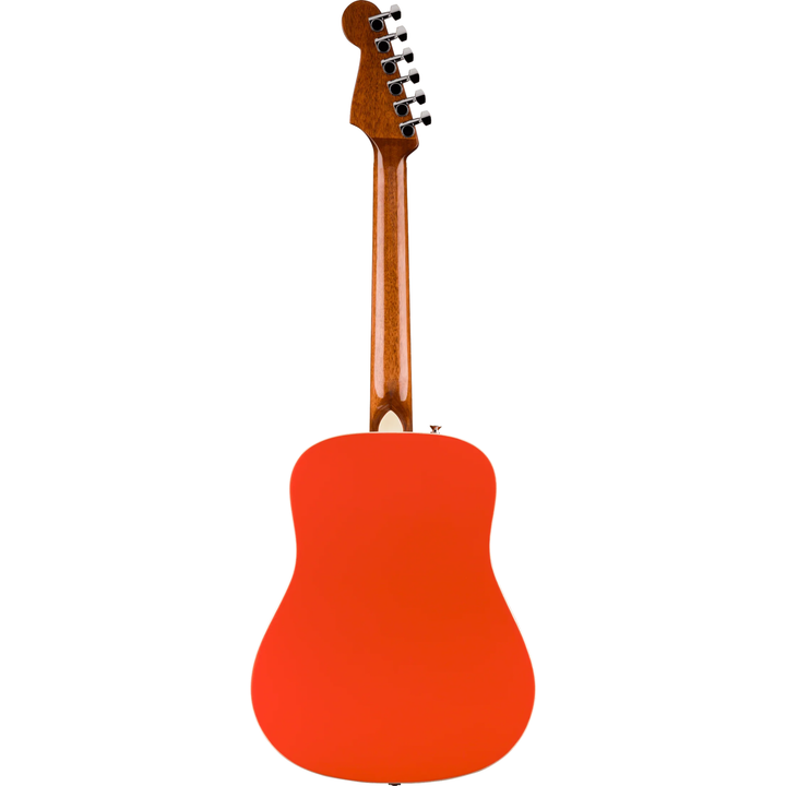 Fender CALIFORNIA STANDARD REDONDO MINI Acoustic Guitar With Gig Bag (Fiesta Red)