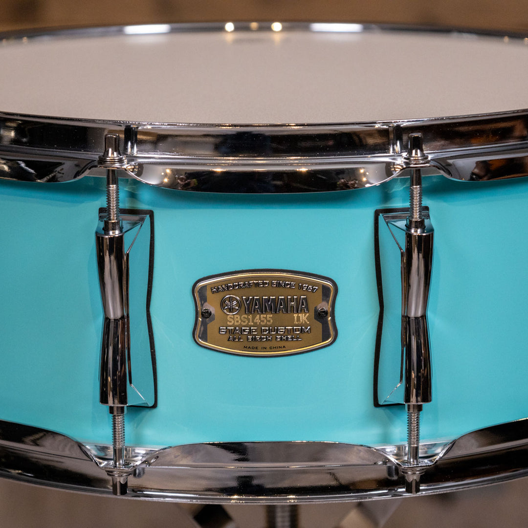 Yamaha SBS1455 - Stage Custom Birch 14x5.5 Snare Drum - MSG Matte Surf Green