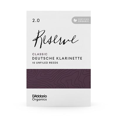 D'Addario Woodwinds ORCR1020D Reserve Classic German - Box Of 10 - 2.0