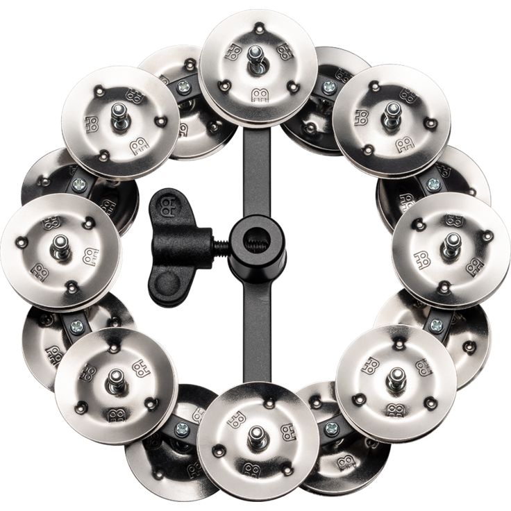 Meinl Percussion 5" HeadlinerÂ® Series Hihat Tambourine Dual row Stainless steel jingles
