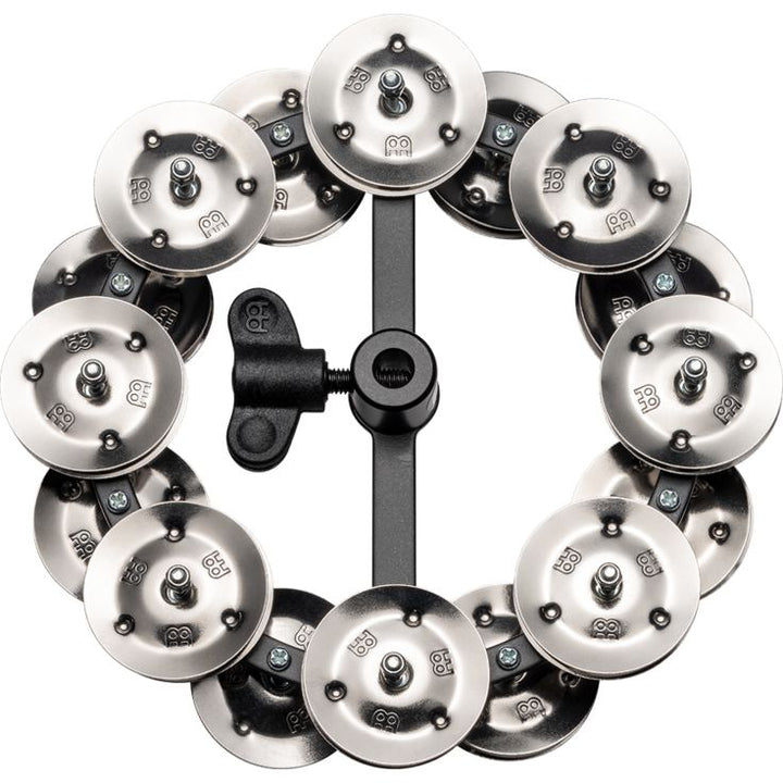 Meinl Percussion 5" HeadlinerÂ® Series Hihat Tambourine Dual row Stainless steel jingles