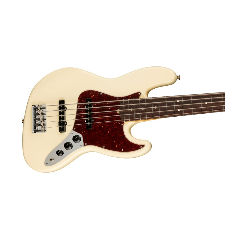 Fender American Professional II Jazz Bass V (Olympic White) Electric Bass Guitar