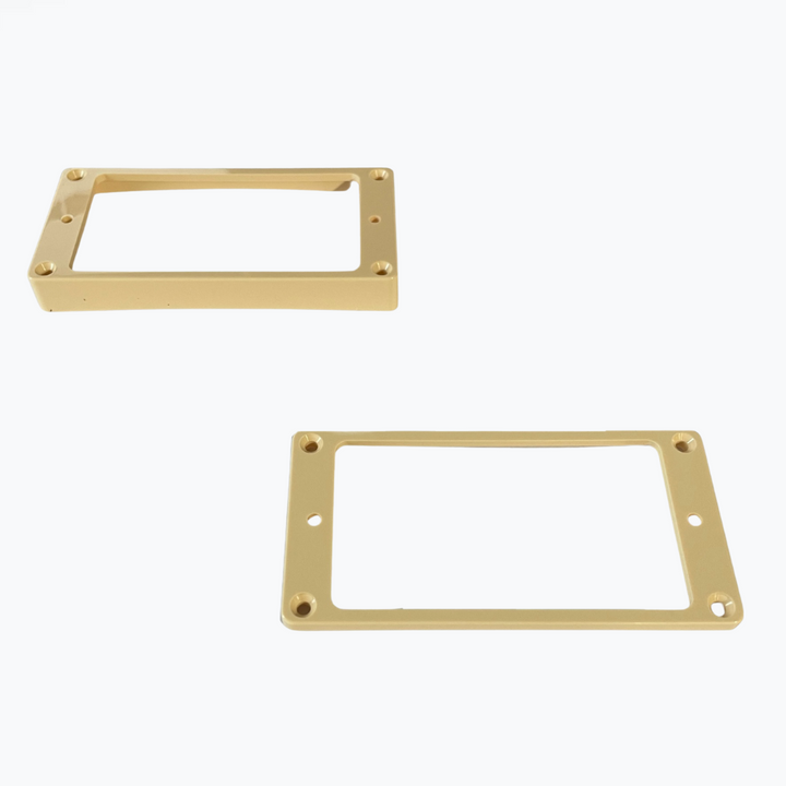 Allparts PC-0733 Curved Neck and Bridge Humbucking Pickup Ring Set Cream