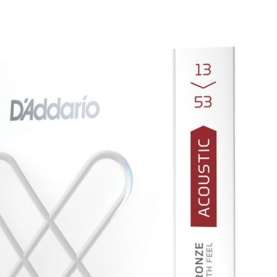 D'Addario XSAPB1353 XS Phosphor Bronze Coated Acoustic Guitar Strings Hybrid Light  - .013-.053