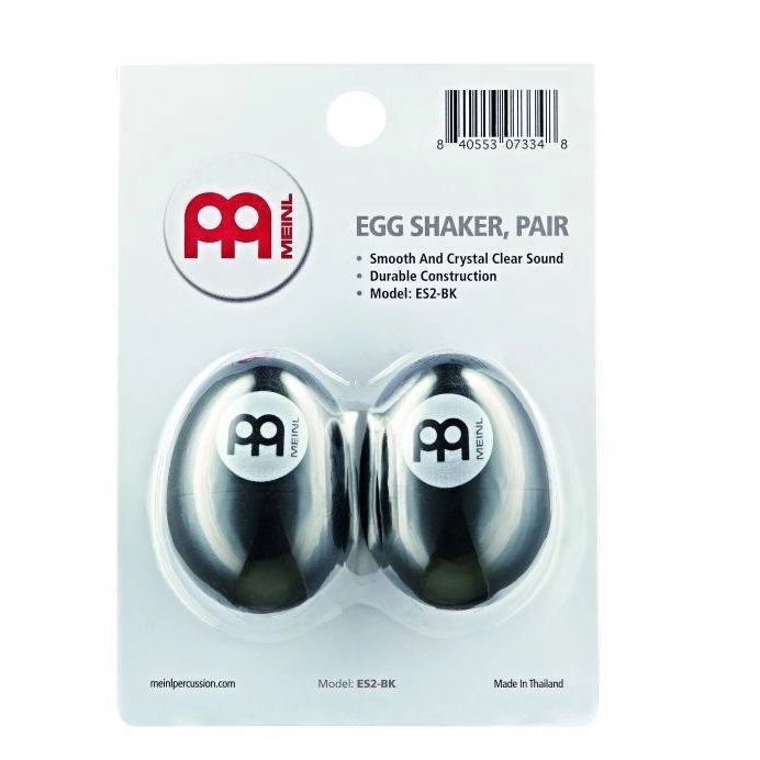 Meinl Egg Shaker Pair, Black
