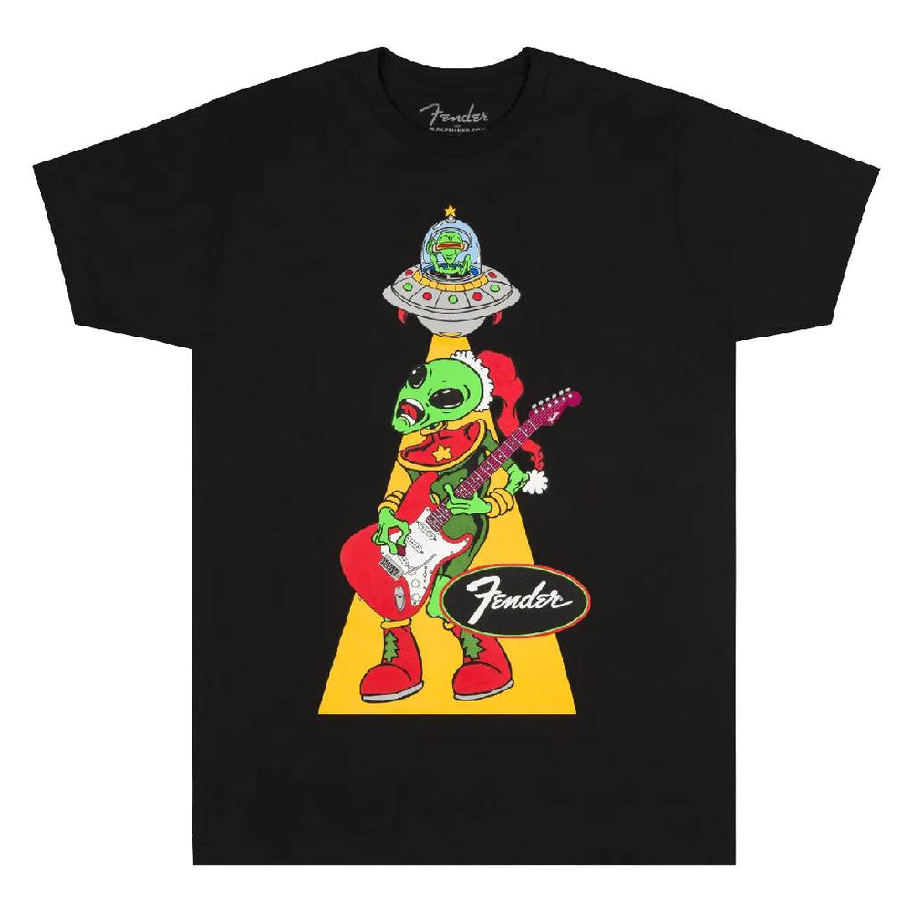 Fender Ugly Christmas T-Shirt - Alien - L - View 2