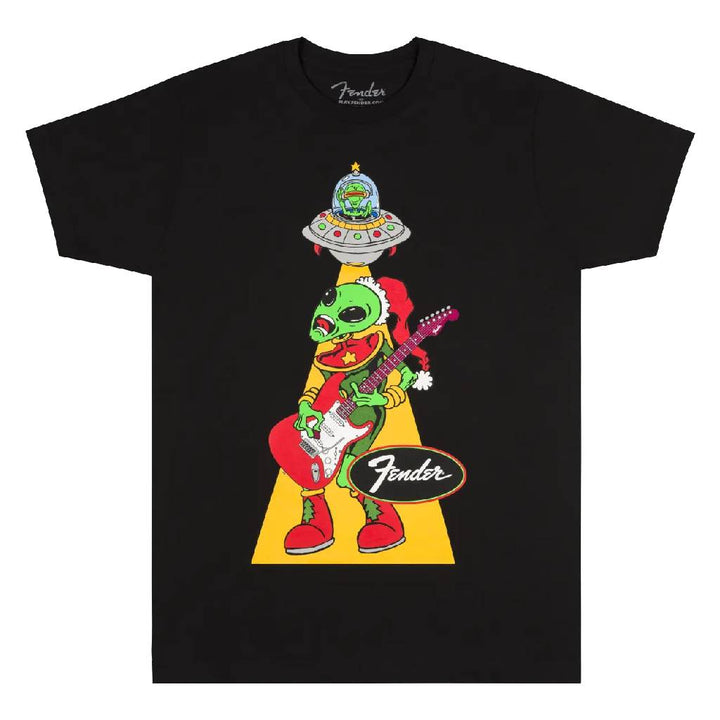 Fender Ugly Christmas T-Shirt - Alien - L - View 2
