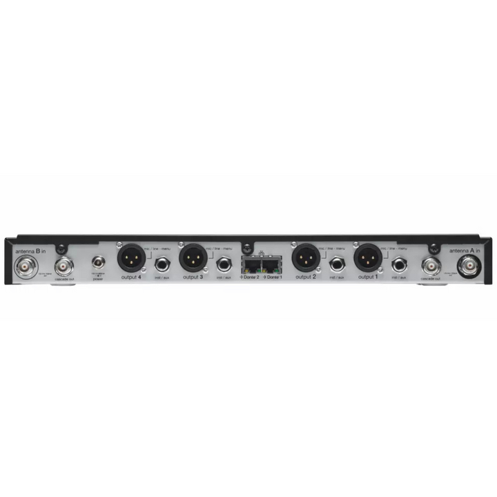 Shure  SLXD4QDAN+ Quad-Channel Digital Wireless Receiver with Dante (G57: 460 to 608 MHz)