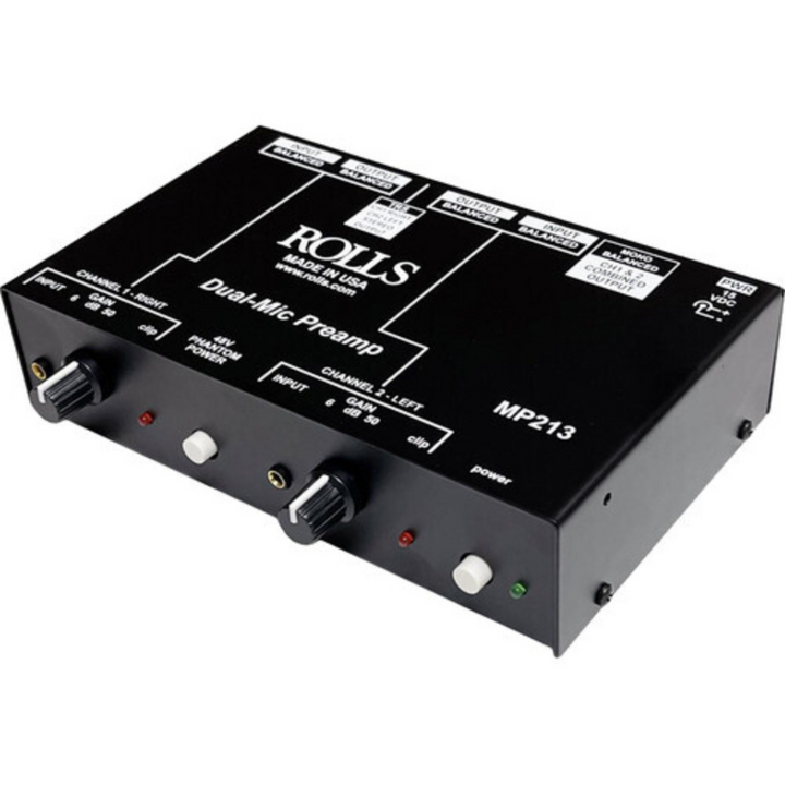 Rolls MP213 2 Ch. Mic Preamp