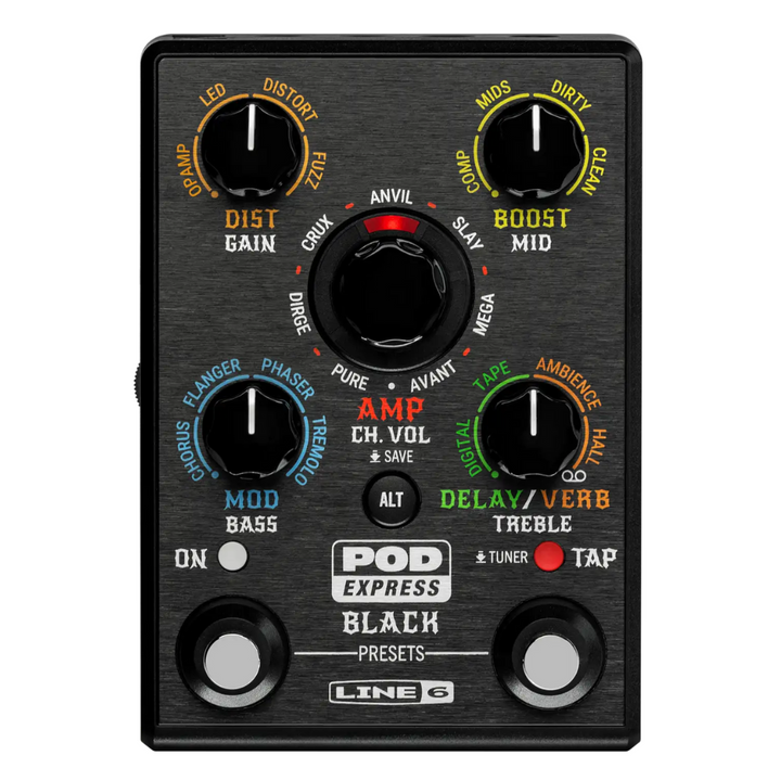 Line 6 POD Express BLACK Hi-Gain Multi-Effects Pedal
