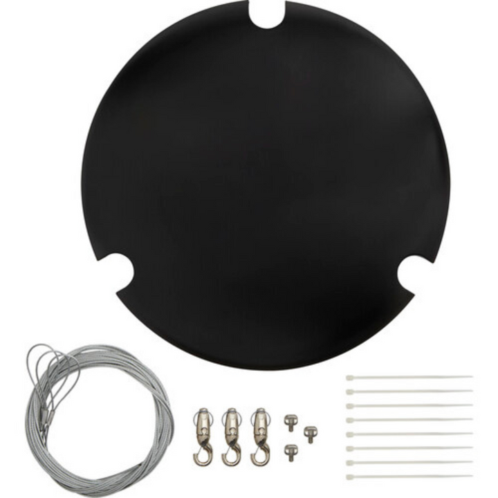 Shure A901B-R-GM Gripple Suspension Mount Kit for MXA901 Microphone - Black