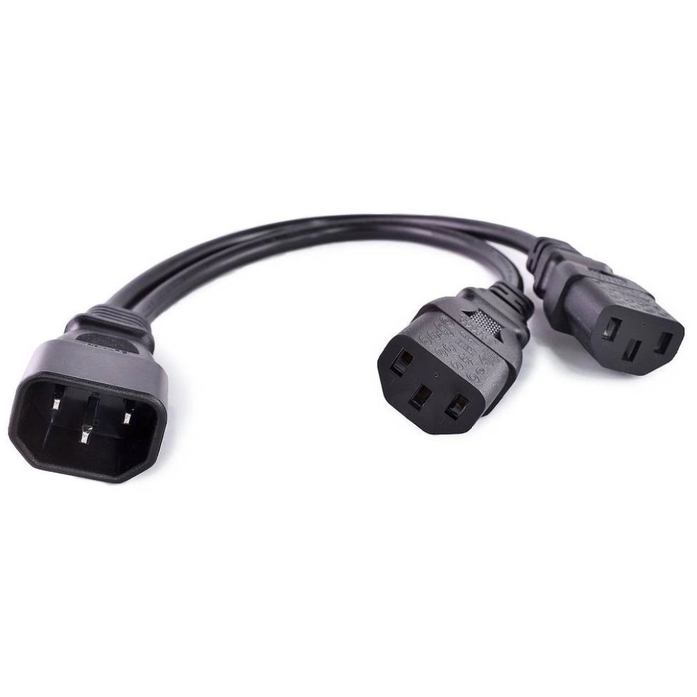 Temple Audio IEC to IEC 2 Way Splitter