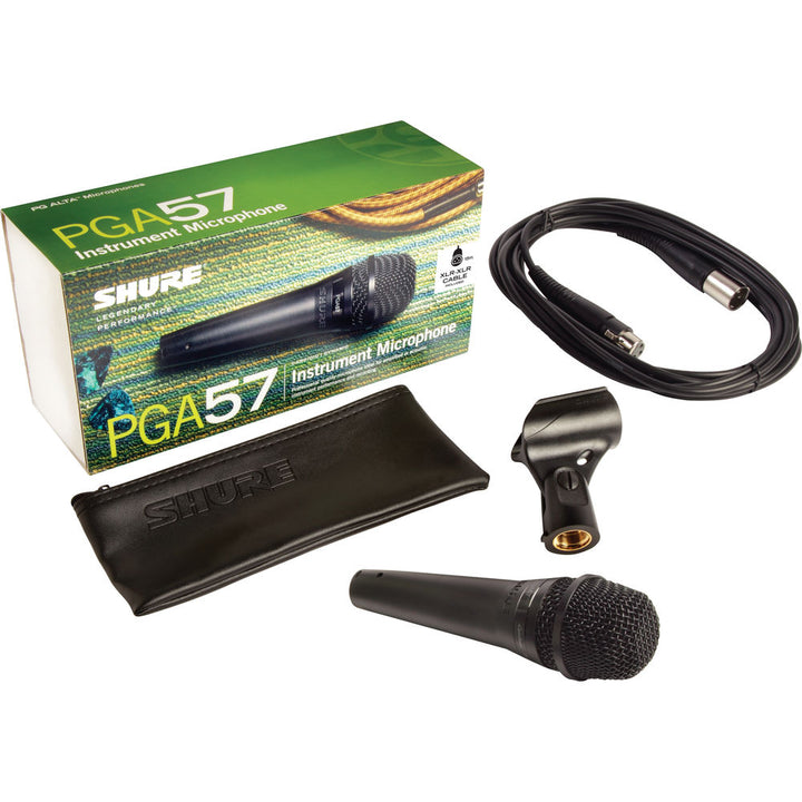 Shure PGA57 Cardioid Dynamic Instrument Microphone (No Cable)