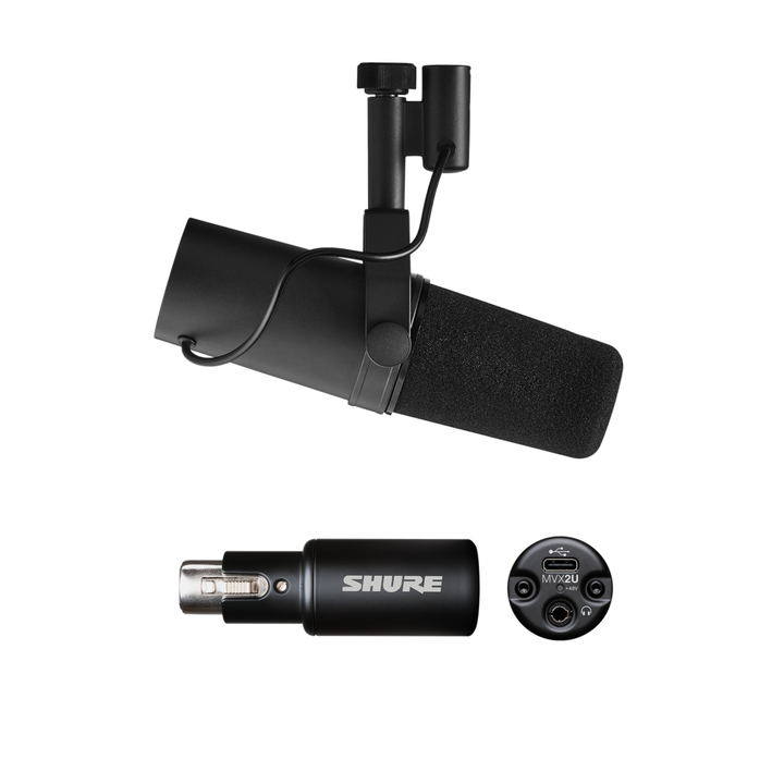Shure MVX2UG2 Single-Channel Digital Audio Interface XLR to USB - Black