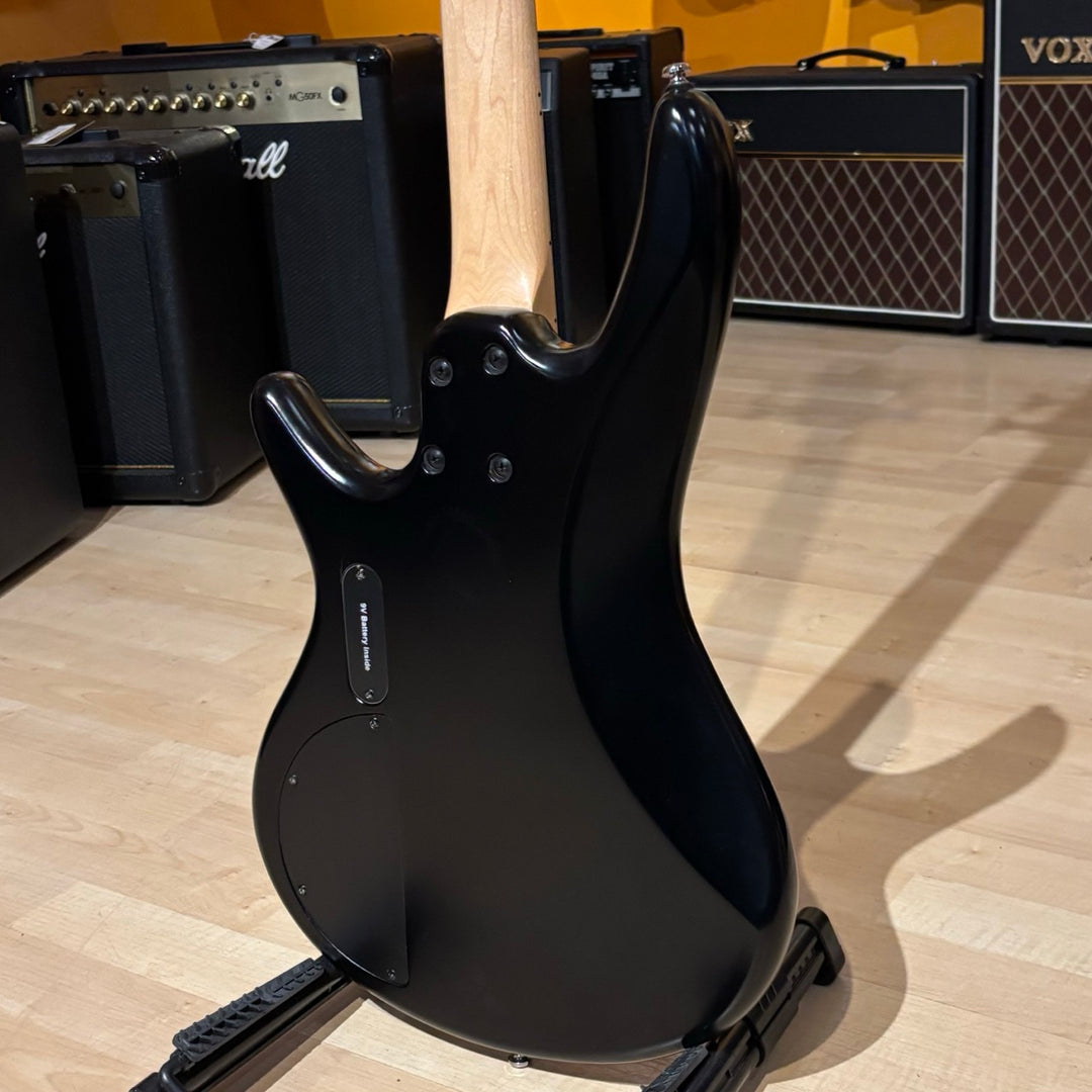Ibanez - SRMD200-BKF Mezzo Medium Scale 4 String Bass (Matte Black-2019) - USED