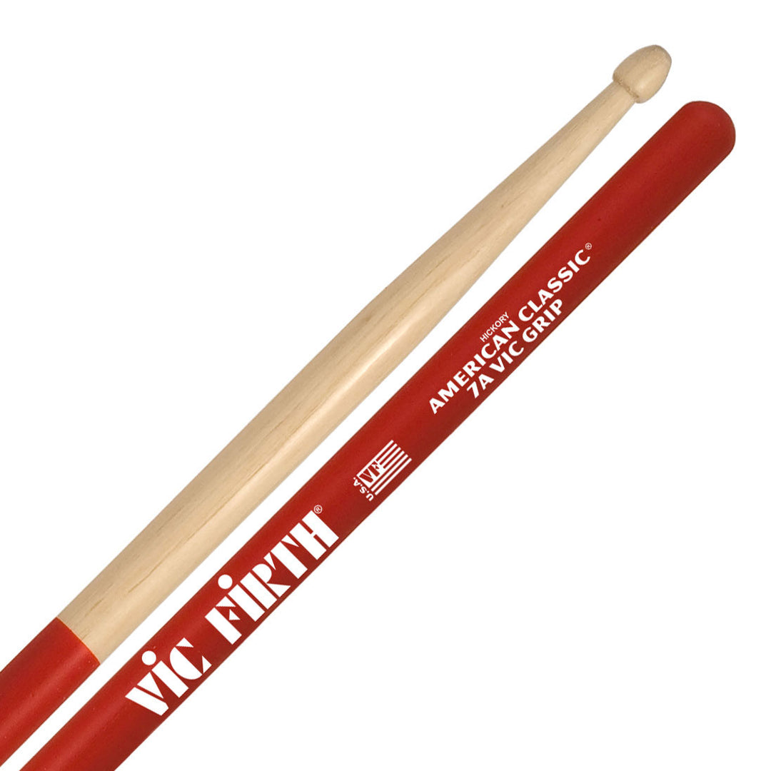 Vic Firth 7AVG American Classic 7A Vic Grip Drumsticks