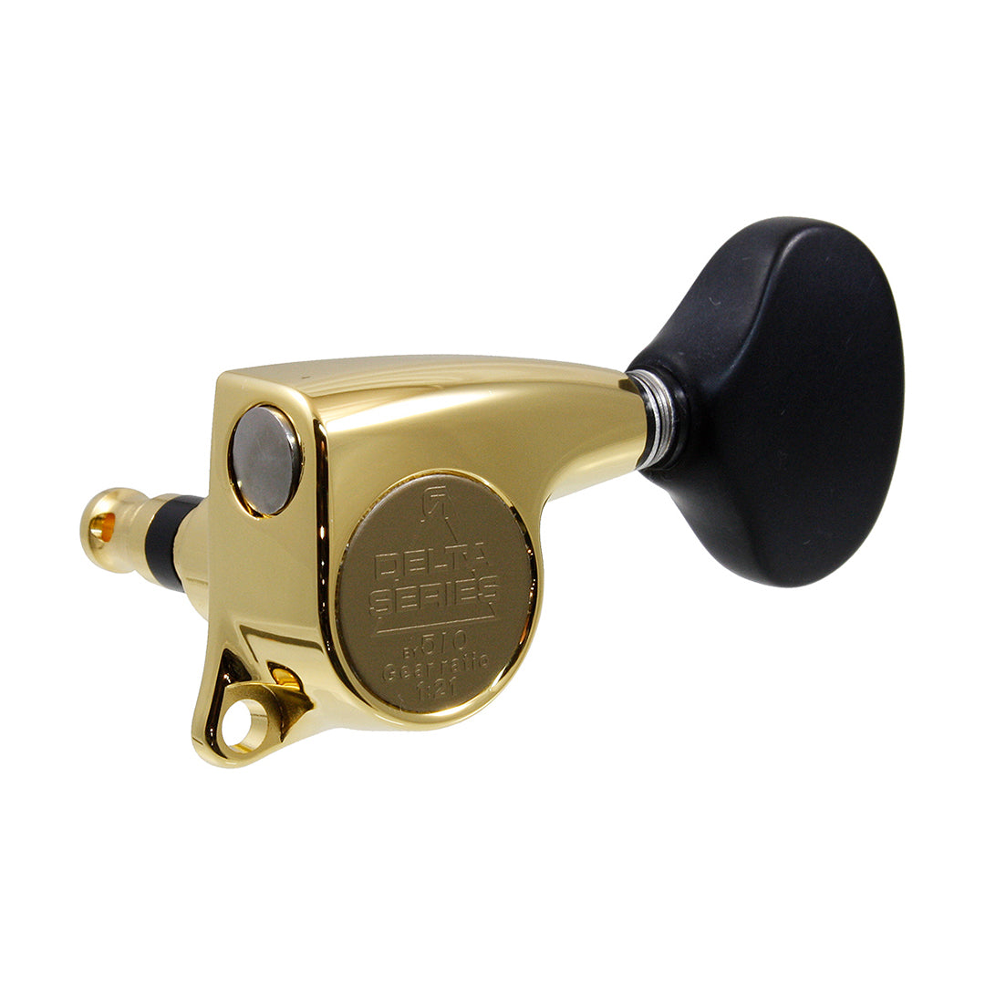 Allparts TK-7262 Gotoh 510 Keys Gold with black phenolic buttons