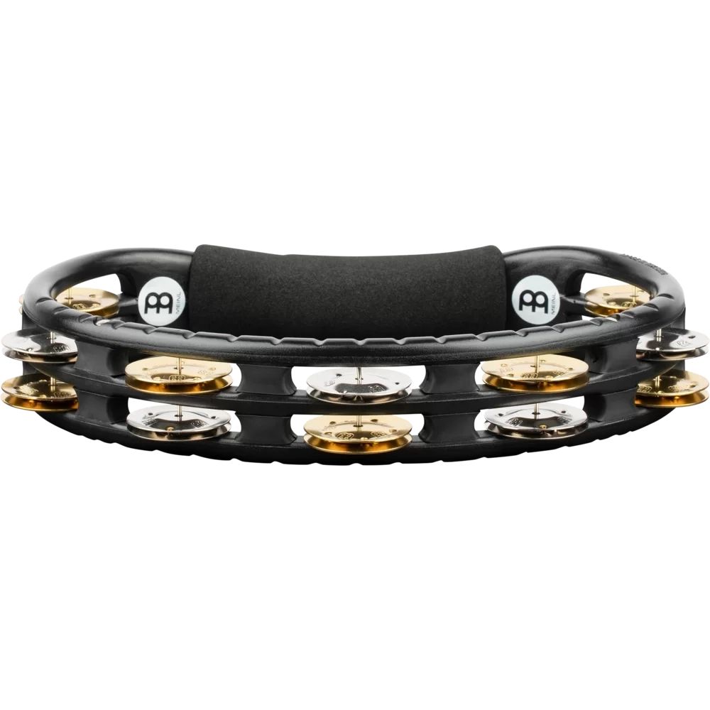 Meinl Traditional ABS Series Mixed Jingles Hand Held Tambourine - Black