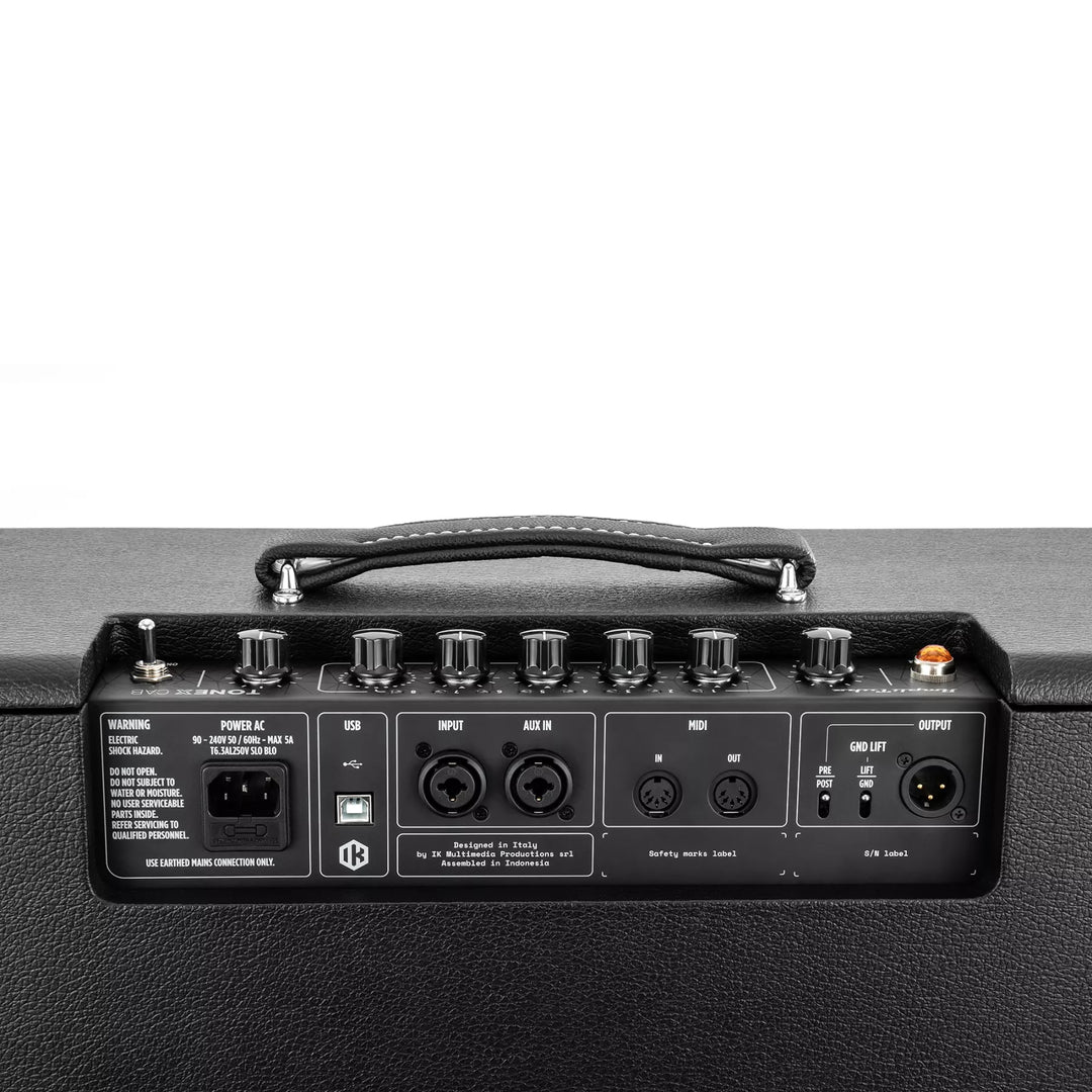 IK Multimedia ToneX Cab 700-watt 1 x 12-inch Powered Speaker Cabinet - Black