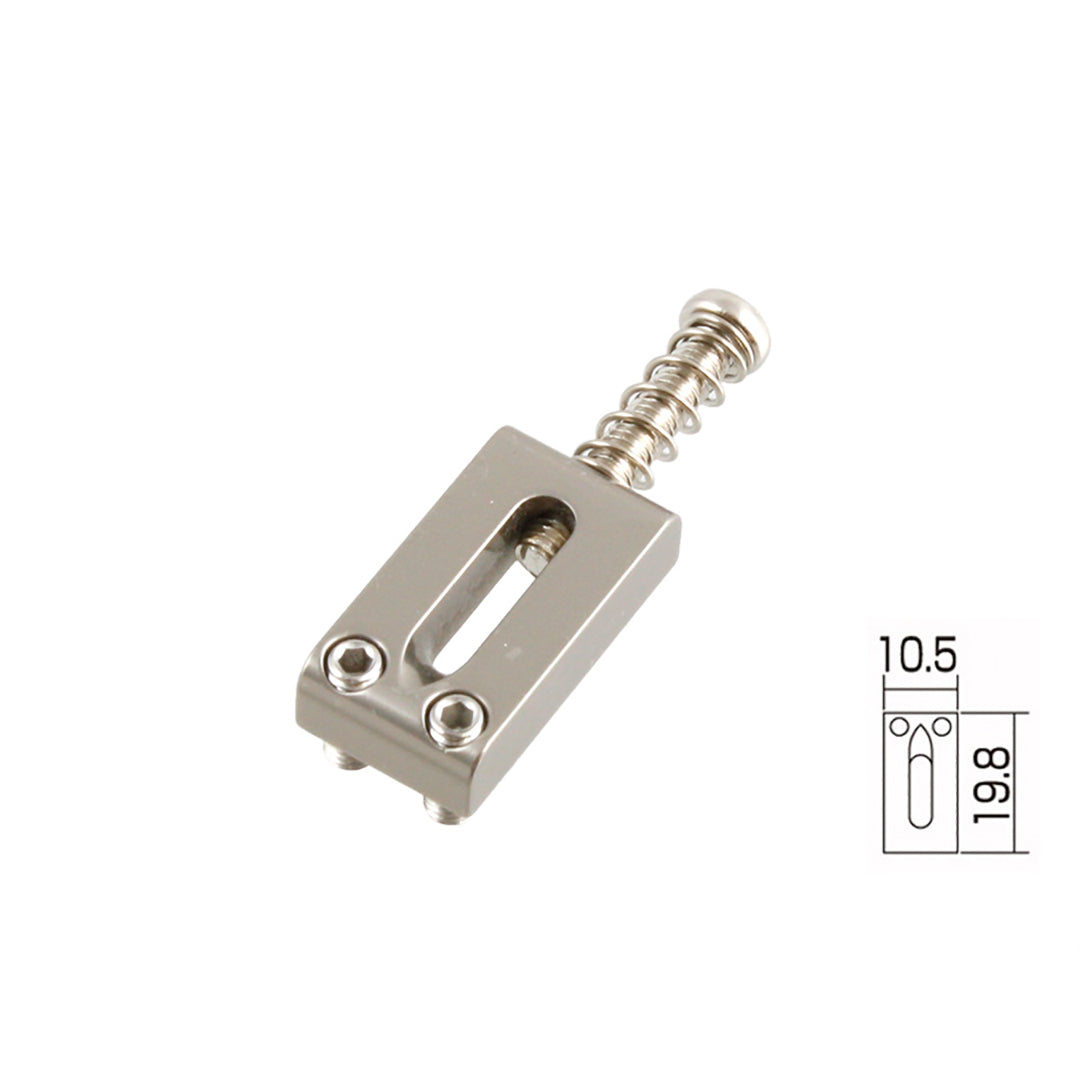 Allparts BP-0127 Rectangular Bridge Saddles for Stratocaster® Satin Chrome