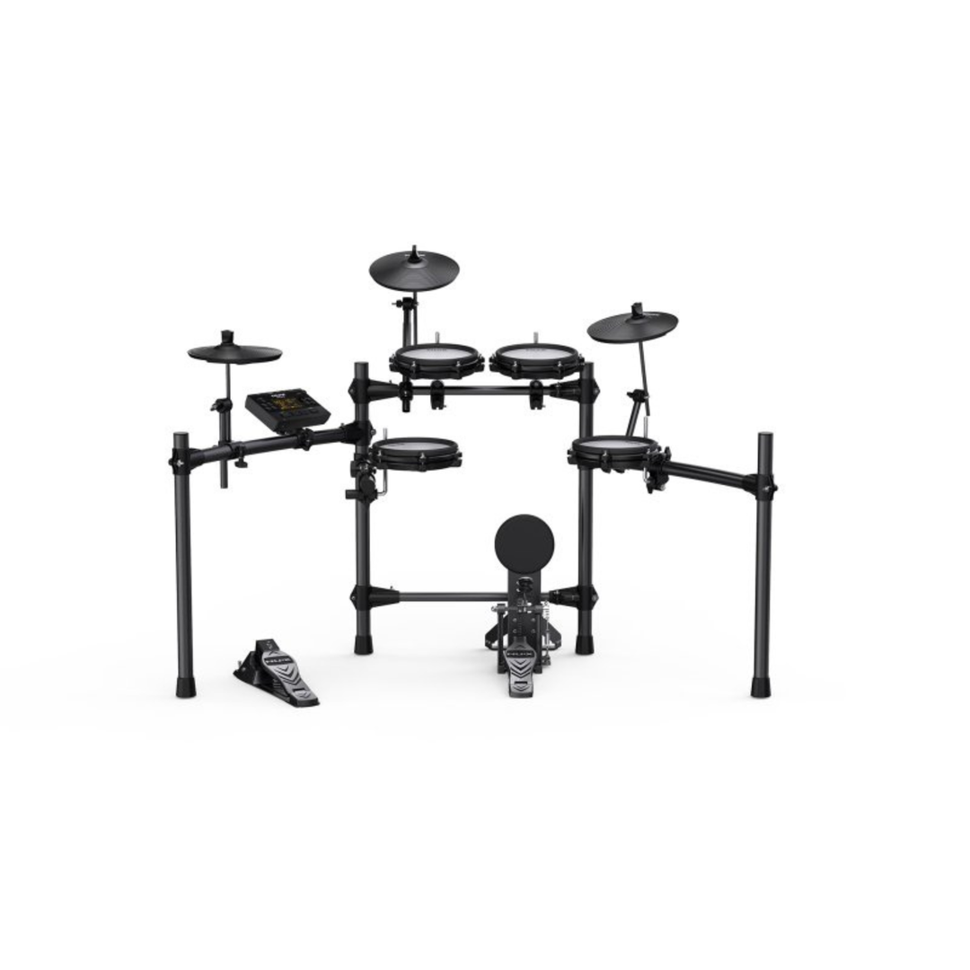 Nux DM-210K All Mesh Head Digital Drum Kit with Motorcycle Style Drum Throne