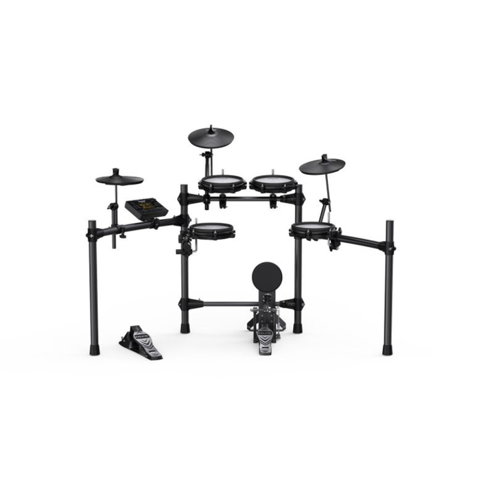 Nux DM-210K All Mesh Head Digital Drum Kit with Motorcycle Style Drum Throne