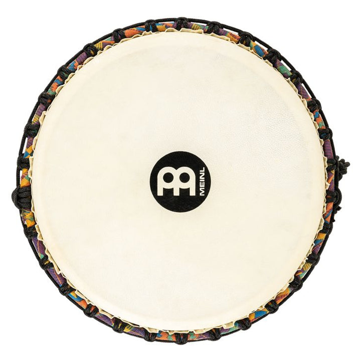 Meinl Percussion 12" Rope Tuned Travel Series Djembe Hand Selected Goatskin Head (Patented) Kenyan Quilt