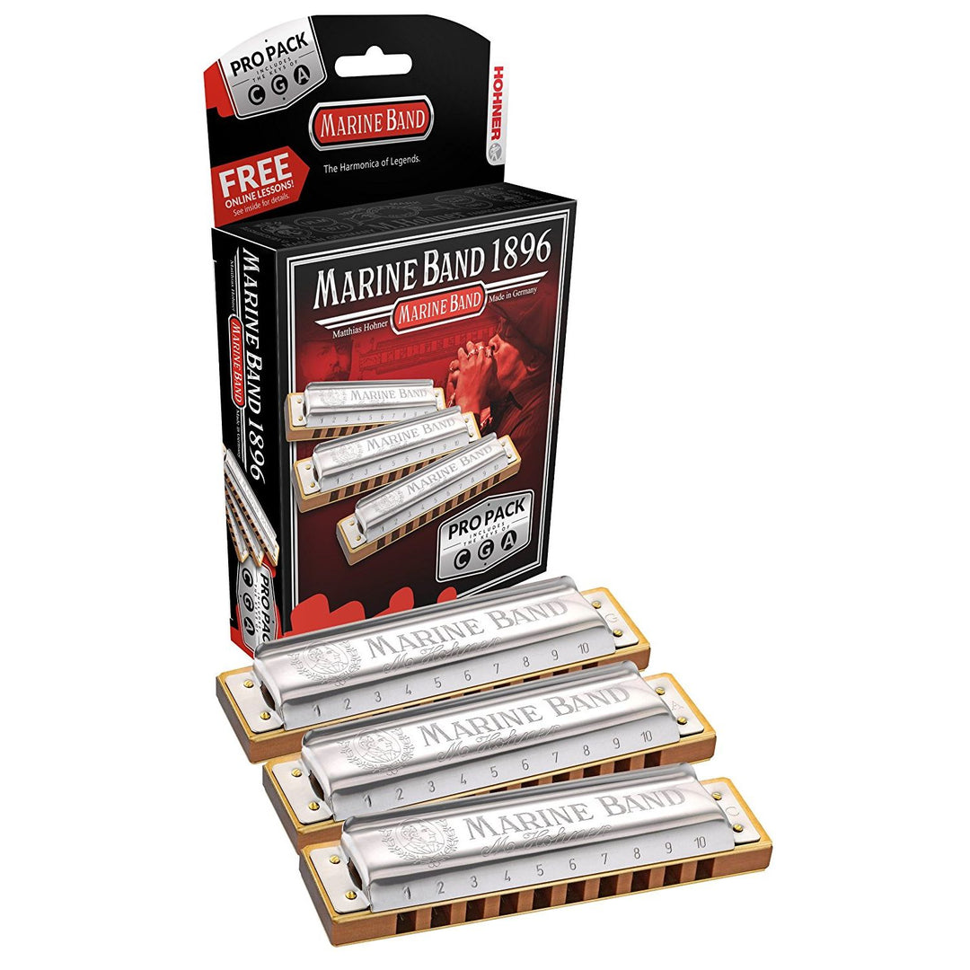 Hohner 3P1896BX /Marine Band Pro Pack A C G