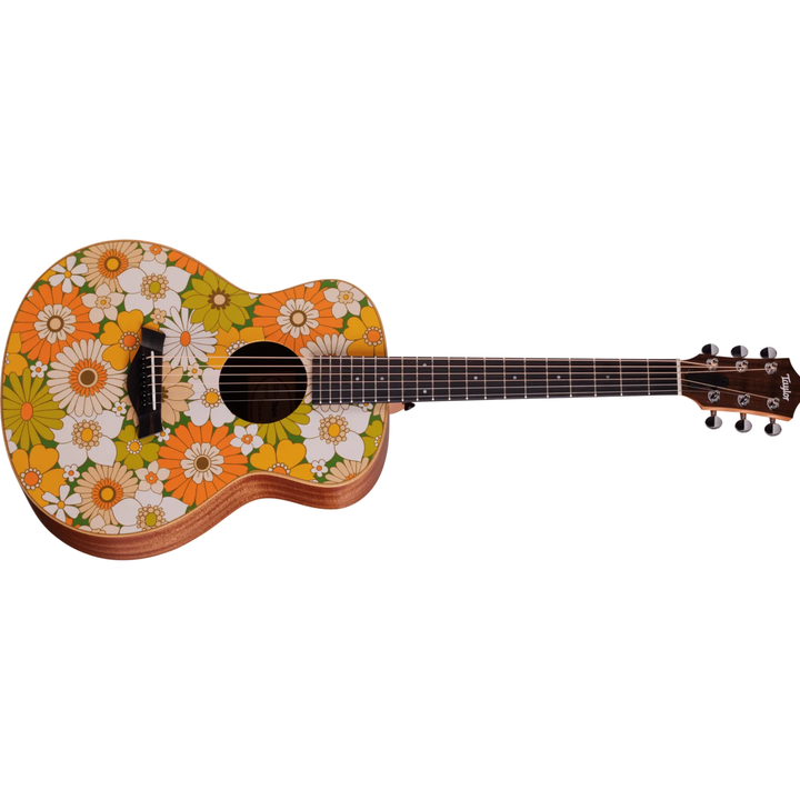 Taylor GS Mini-e Special Edition Acoustic-Electric Guitar (Floral Green)