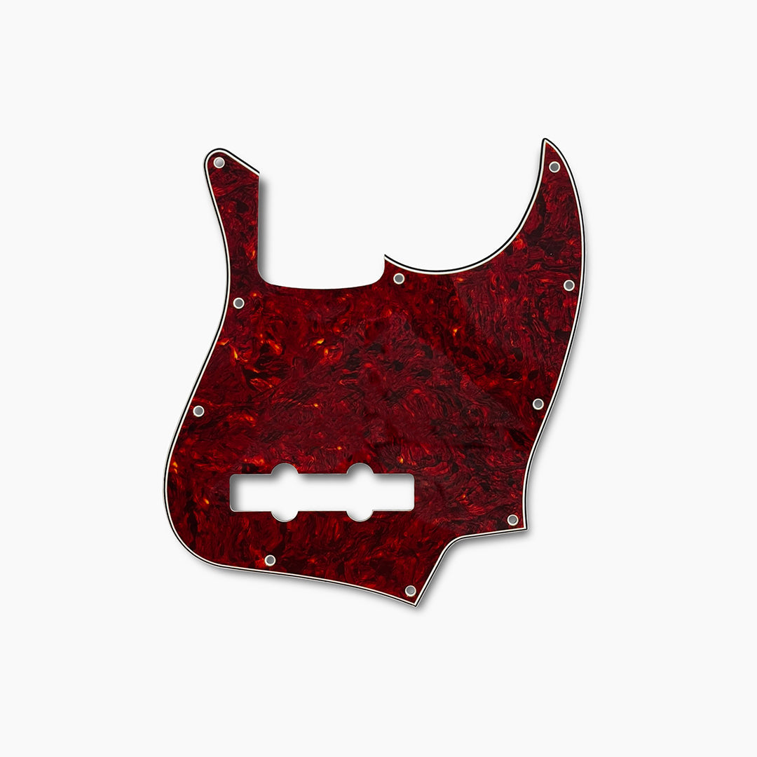 Allparts PG-0755 Pickguard for Jazz Bass® Red Tortoise 3-ply (RT/W/B) .090